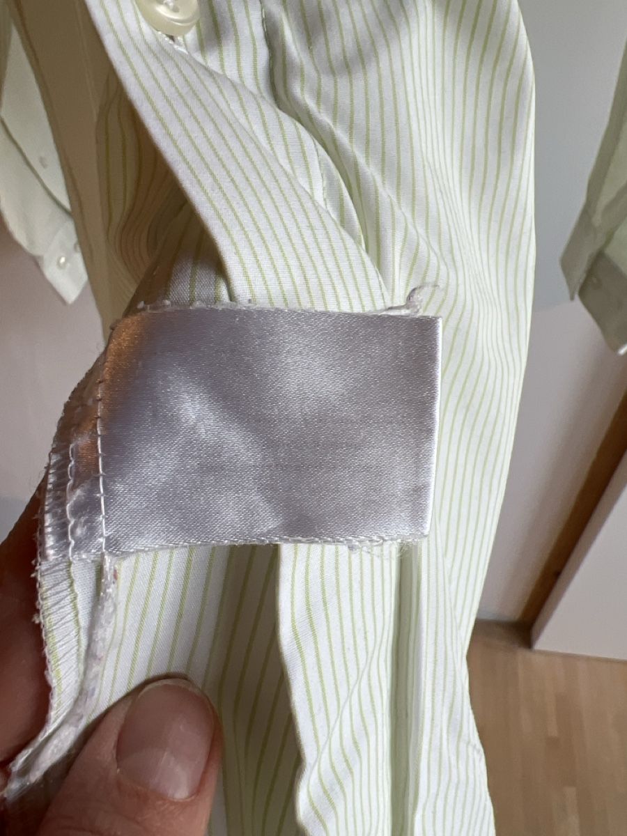 Camicie: Olymp Hemd Gr. 40 Slim Fit, hellgrün gestreift – Usato da Wallisellen venduto da sarinavs 8