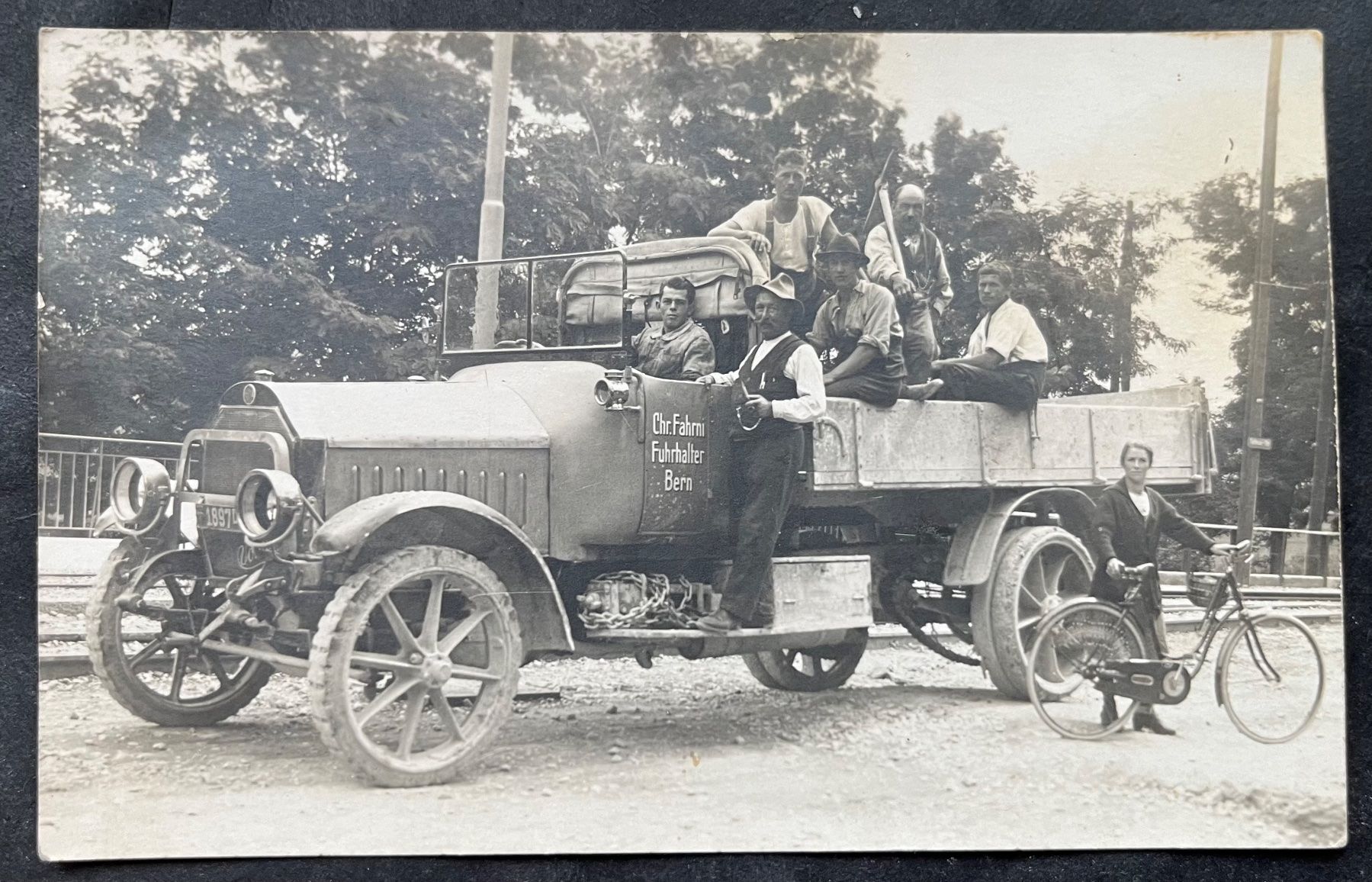 Arbenz Kleinlastwagen/Chr. Fahrni Fuhrmann Bern/ Fotokarte (Gebraucht ...