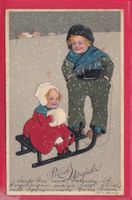 PRÄGEKARTE, PROSIT NEUJAHR, 30.12.1908