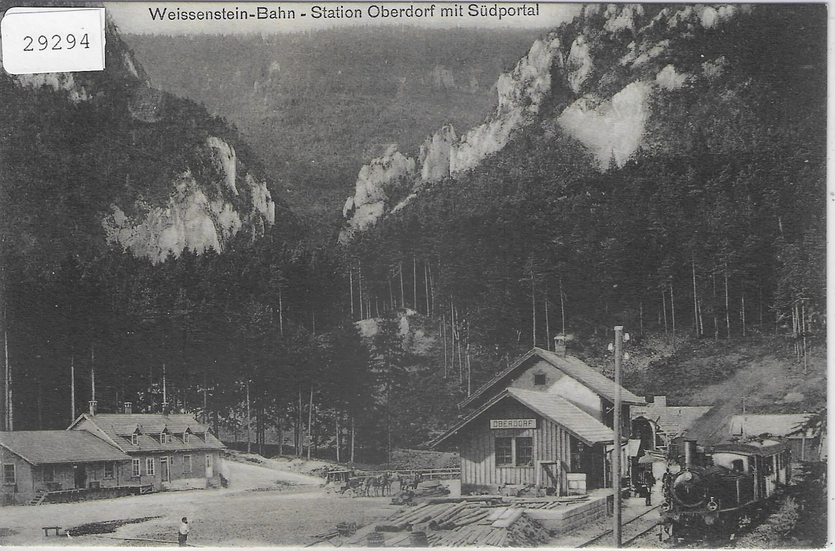 Cartoline postali: Weissenstein-Bahn-Station Oberdorf SO – Usato da Ettingen venduto da Kartenplanet