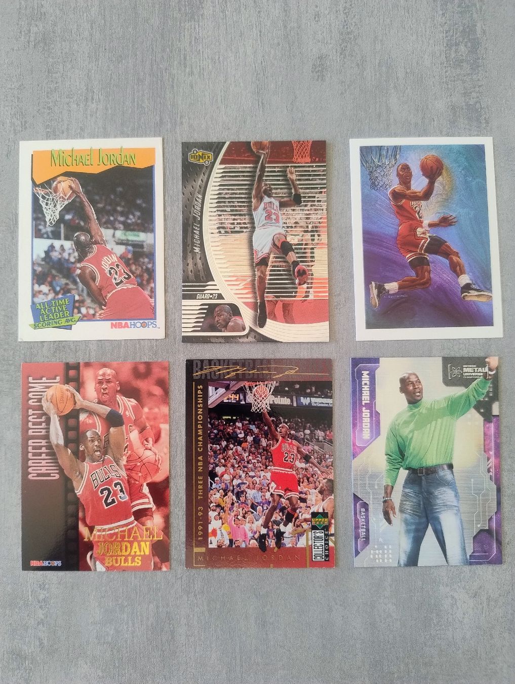 Nba Carte collezionabili: NBA 6 cartes de Michael Jordan – Nuovo (secondo la descrizione) da Martigny venduto da jul_7s5x