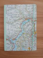 Cahier notes carte vintage Suisse / Italie du Nord.
