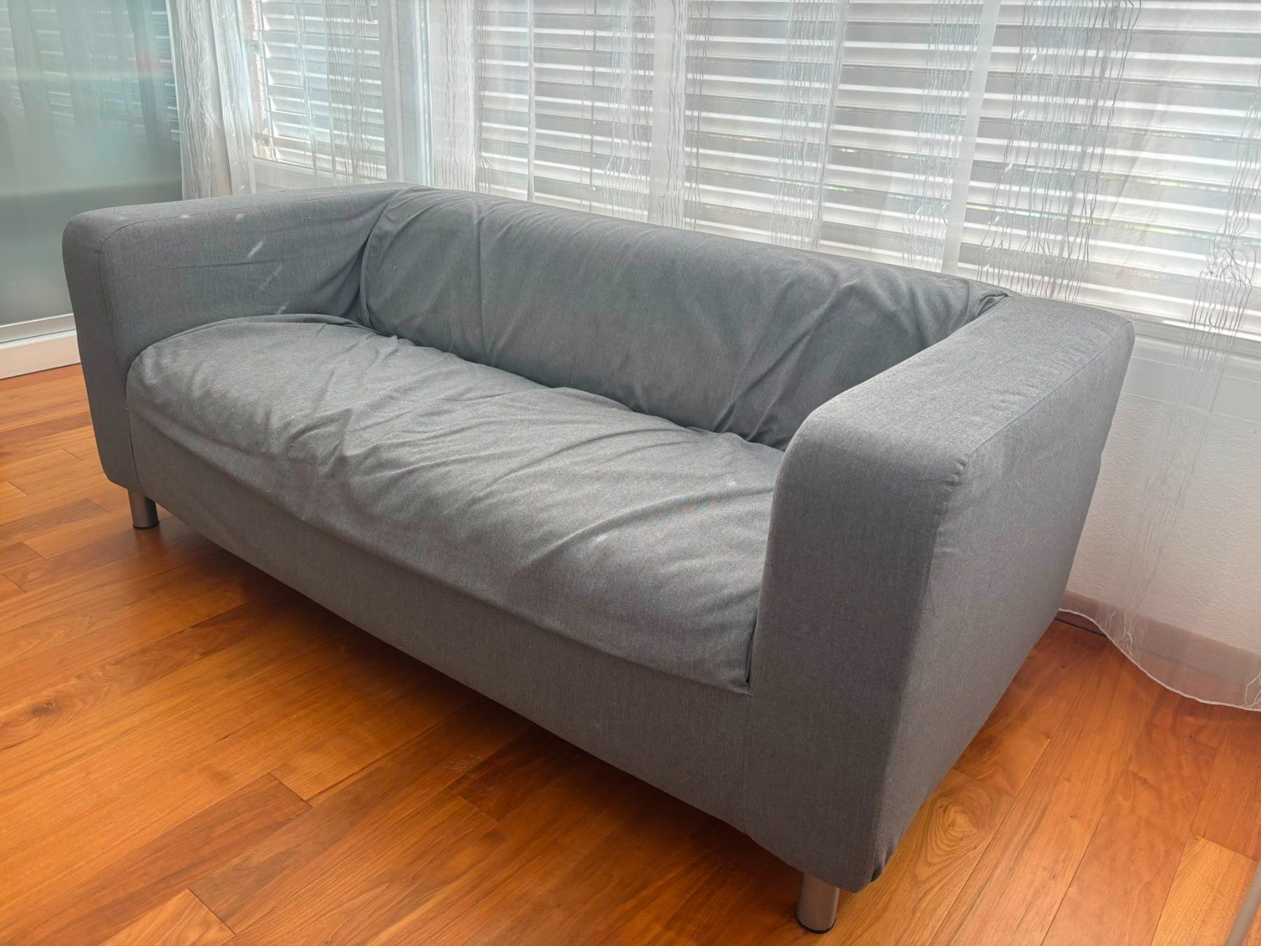 Ikea Sofas: , IKEA Klippan, 2er Sofa grau – Gebraucht aus Henau von flipflop123 2