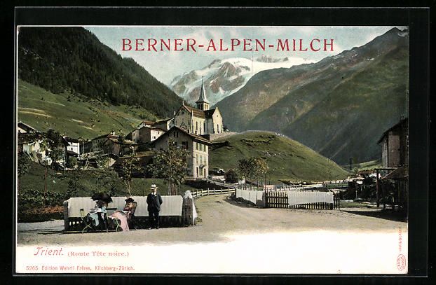 Ansichtskarten: Trient, Route Téte noire, Berner-Alpen- – Gebraucht aus Berlin von bartko-reher