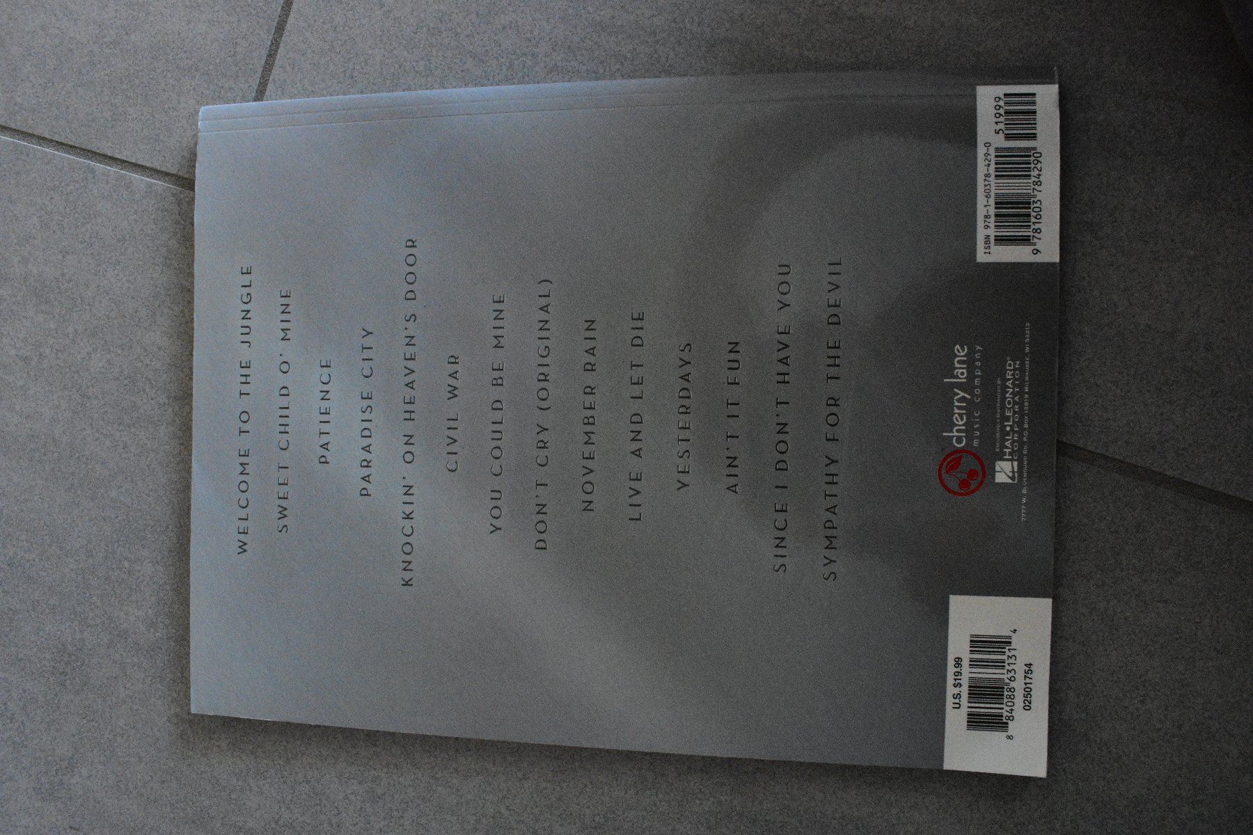 Libri: Musiknoten Guns n Roses – Usato da Winterthur venduto da seh_9dhc 1