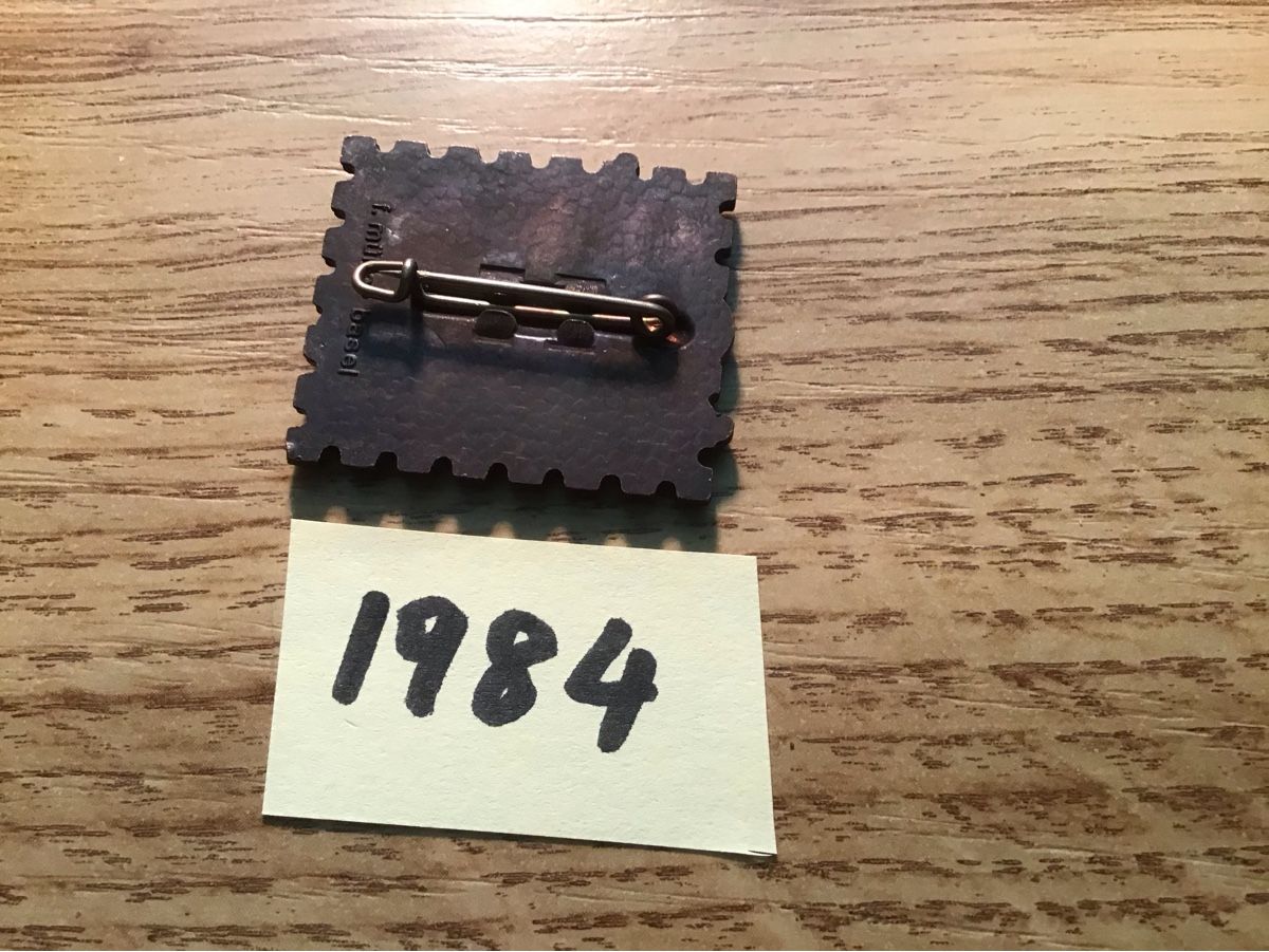 Basler Placchette & Badge: Baslerfasnachtsplaketten 1984 – Usato da Arlesheim venduto da printz01 1