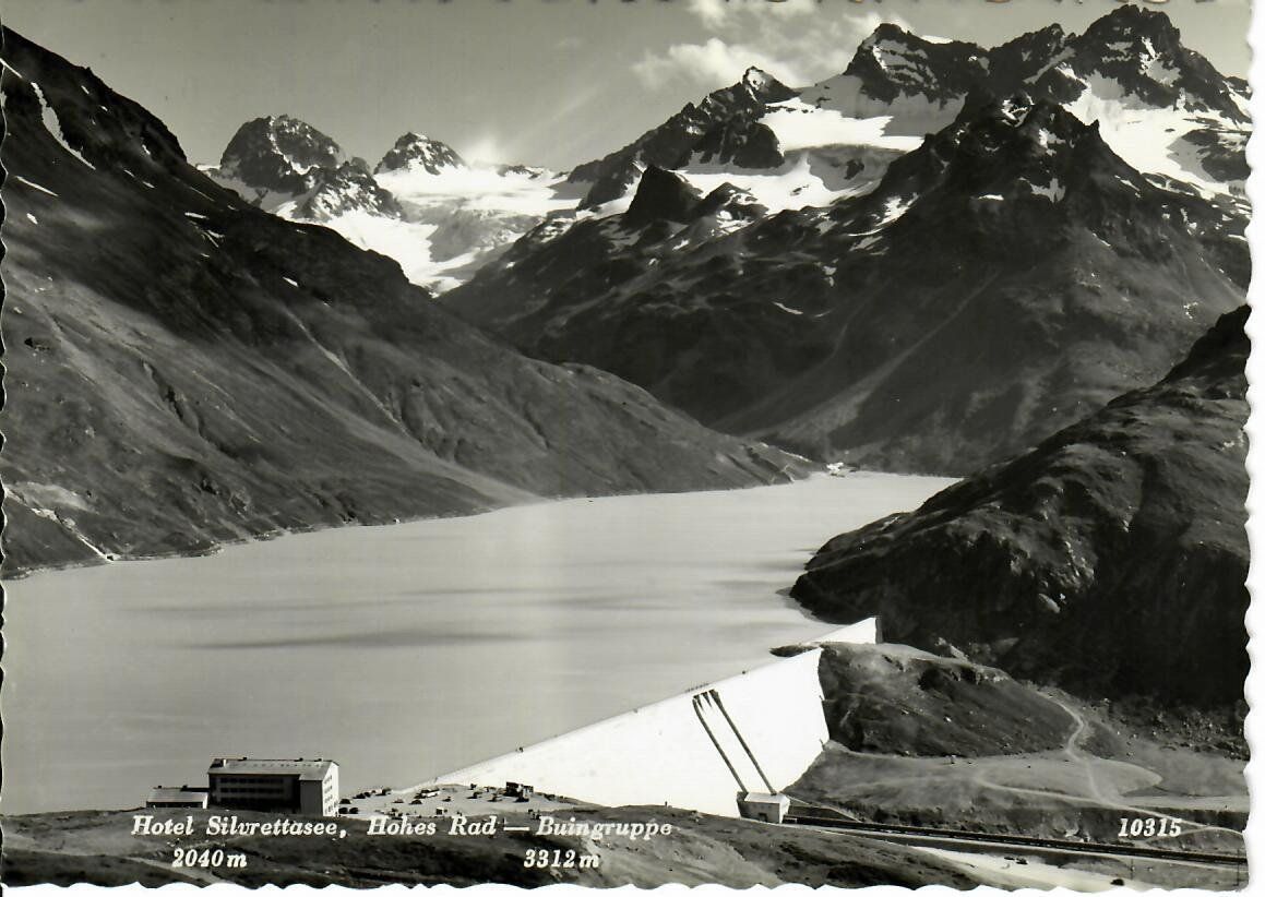 Cartes postales: Hotel Silvretta  1958 – D'occasion à Hochdorf par Ziegel-16