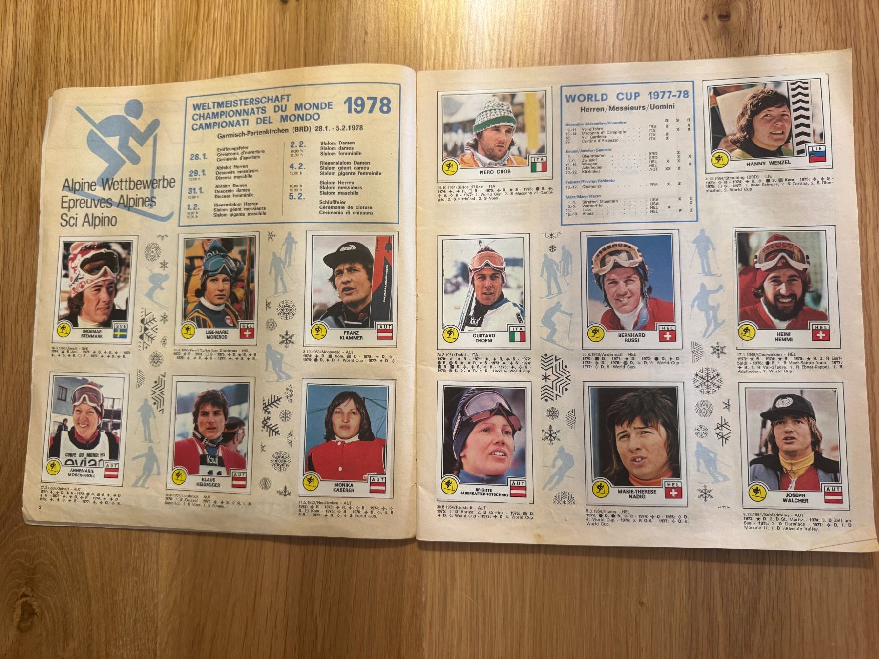 Panini Album: Album Panini Ski 78 – Usato da Bussigny venduto da Maxence10 2
