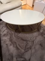 3er Set Tischli/Beistelltischli weiss/goldig, Top Zustand