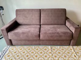 Braunes Schlafsofa, guter Zustand