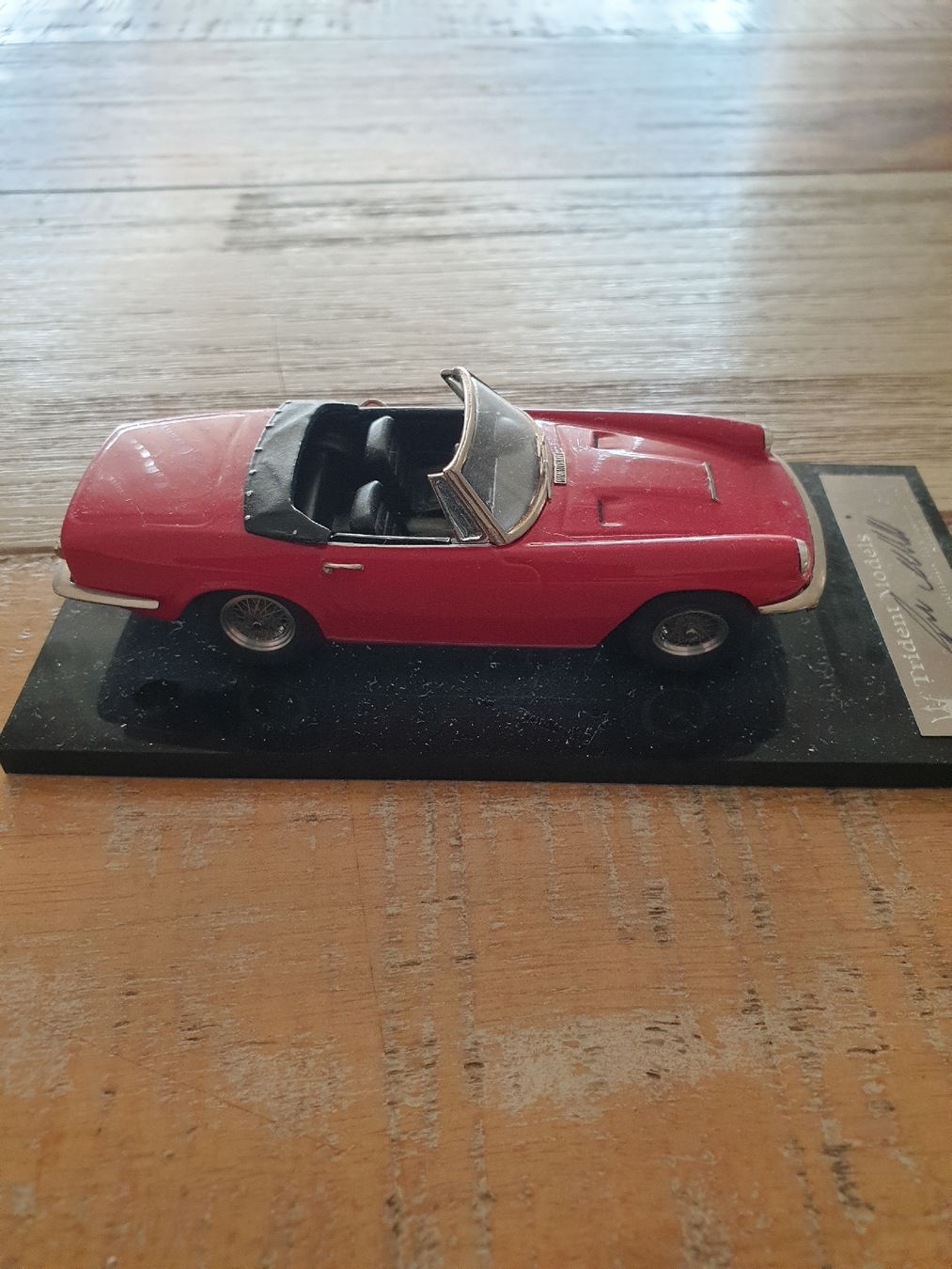 Maserati Modellini d'auto: Maserati Mistral Spyder Trident Models, Handarbeit – Nuovo e nell'imballaggio originale da Olten venduto da Marsmobil 2
