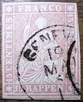 Strubel 24D.2.05 farbloser Strich linke Ecke Kat. 265