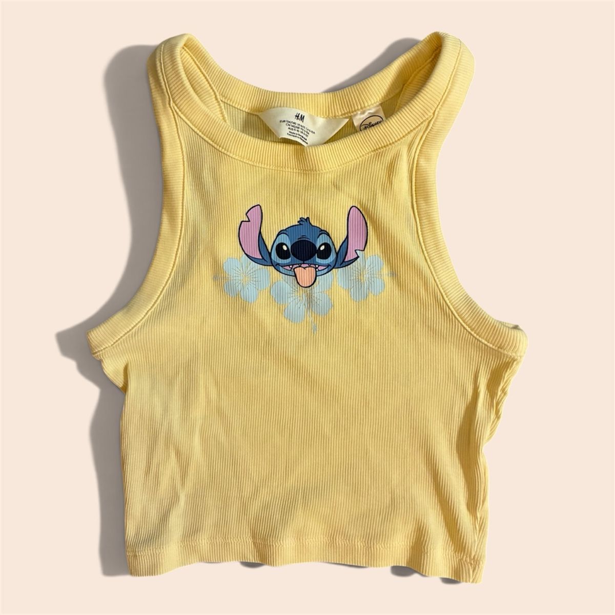 Disney Blouses, T-shirts & Tops: DÉBARDEUR JAUNE DISNEY STITCH – Neuf (Voir description) à Lausanne par mar_6snp