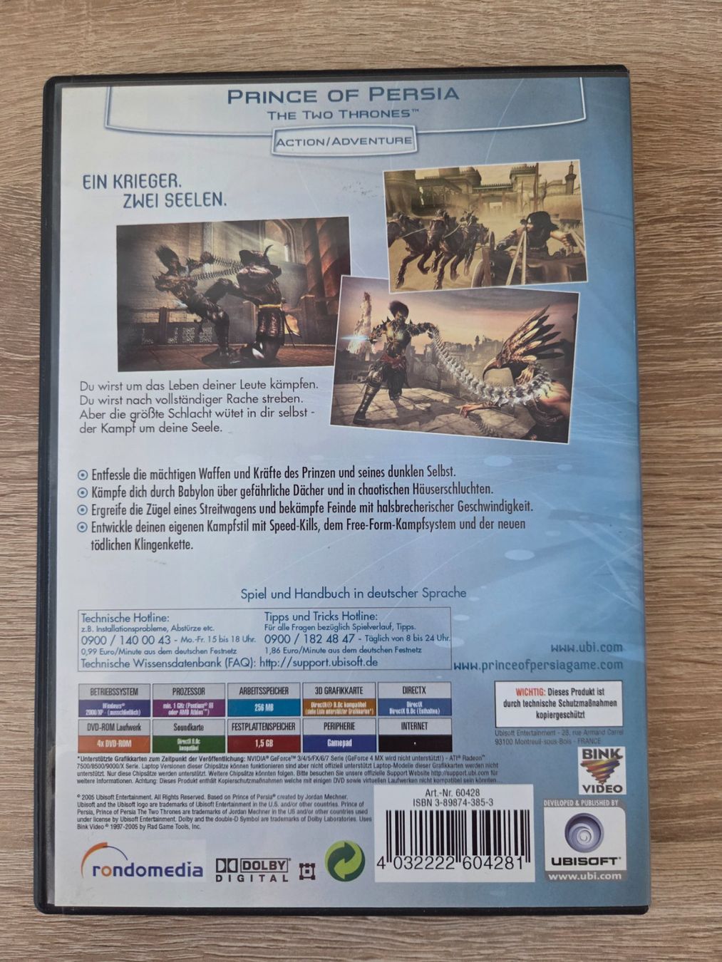 Giochi: Prince of Persia: The Two Thrones (Multilanguage) - PC – Usato da Carouge GE venduto da Gasco 1