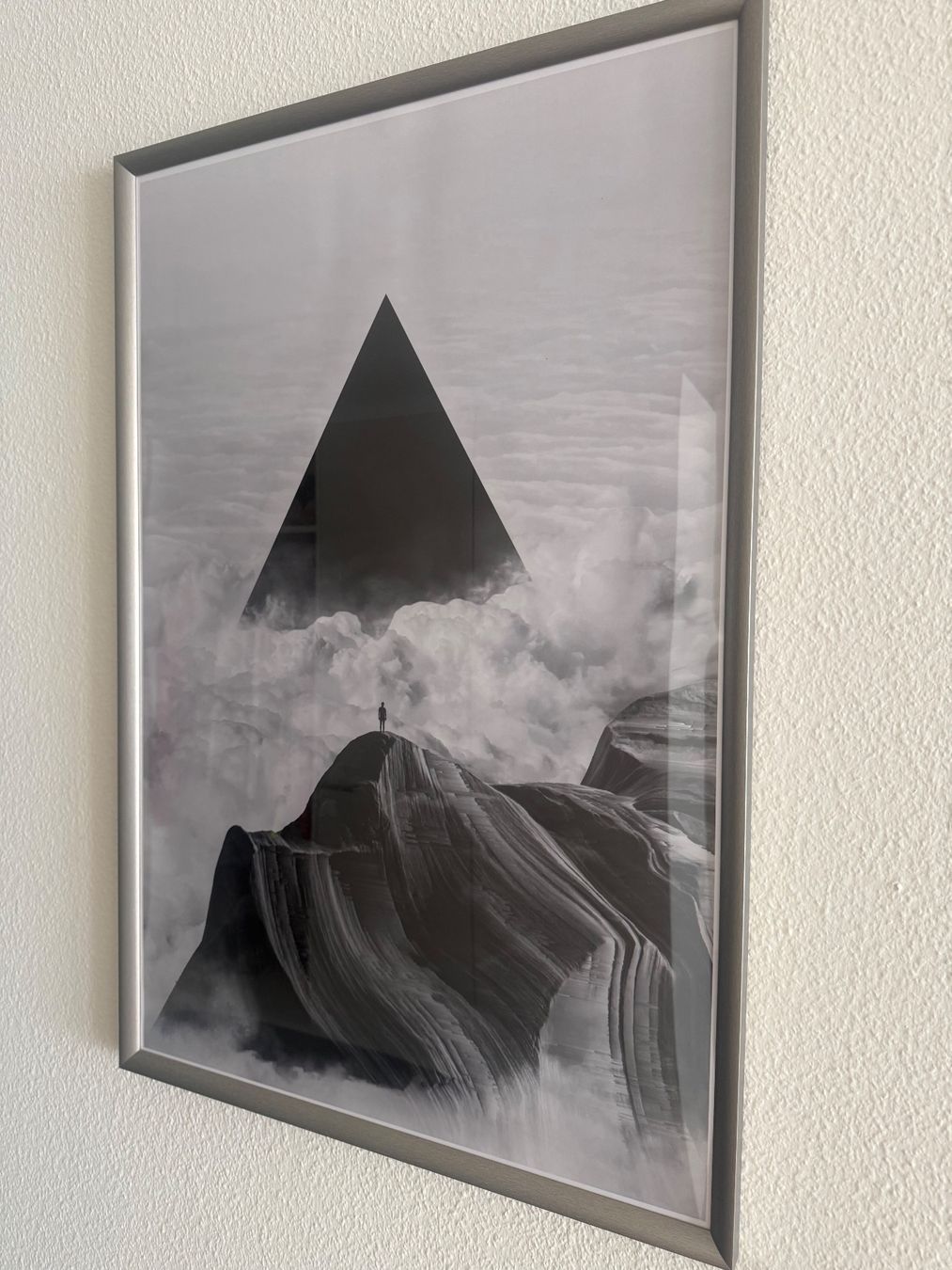 Foto & Immagini: Bild Pyramide 94 x 64cm mit Bilderrahmen. – Usato da Rheinfelden venduto da RetroX1