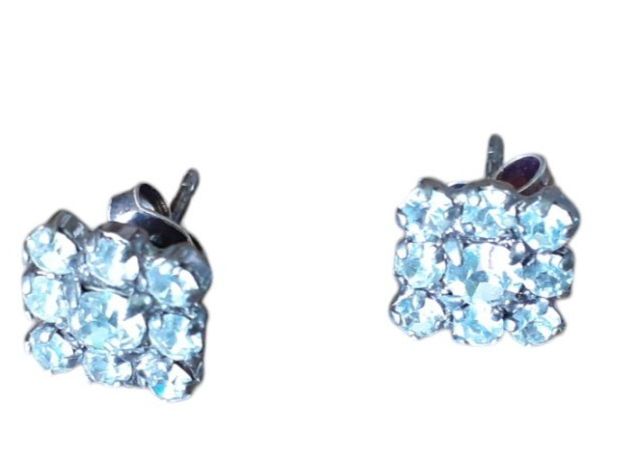 Orecchini pendenti & Orecchini a lobo: Ohrstecker 1950er Strass Blüten – Usato da Mörschwil venduto da wunderkiste44 3