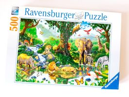 Puzzle 500er Ravensburger Dschungel Tiere