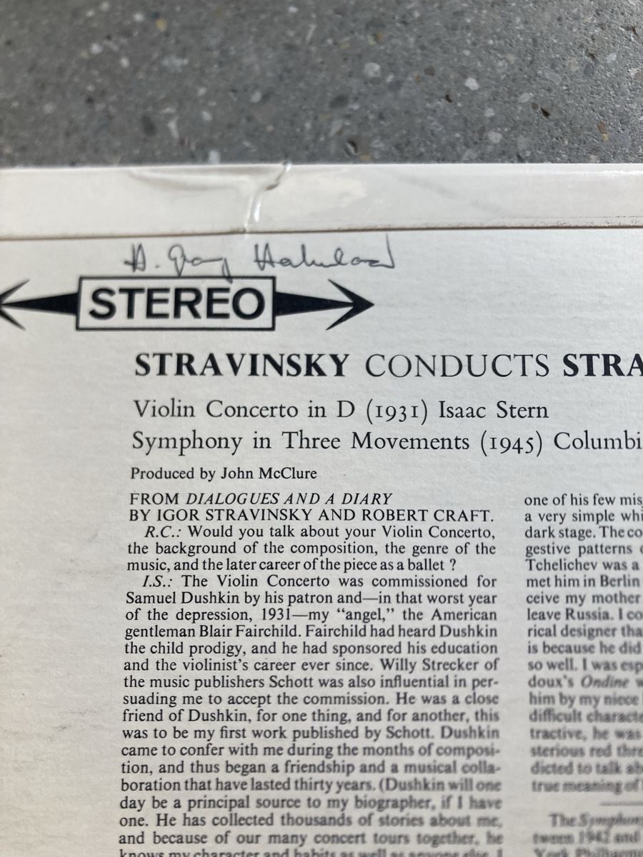 Dischi in vinile: Schallplatte von Stravinsky – Usato da Thun venduto da Stockhorn2190 2
