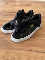 Puma Basket Heart Patent Noires, comme neuves! Taille 38