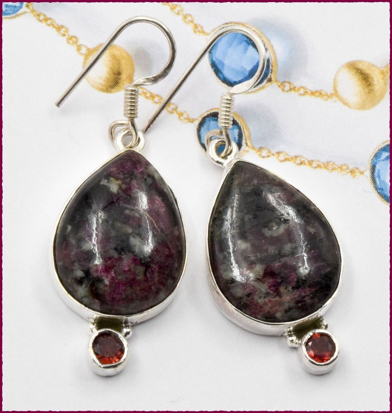Orecchini pendenti & Orecchini a lobo: EUDIALYTE, Eudialyt Ohrhänger 925 Silber – Nuovo e nell'imballaggio originale da Oberglatt ZH venduto da Goldfee1