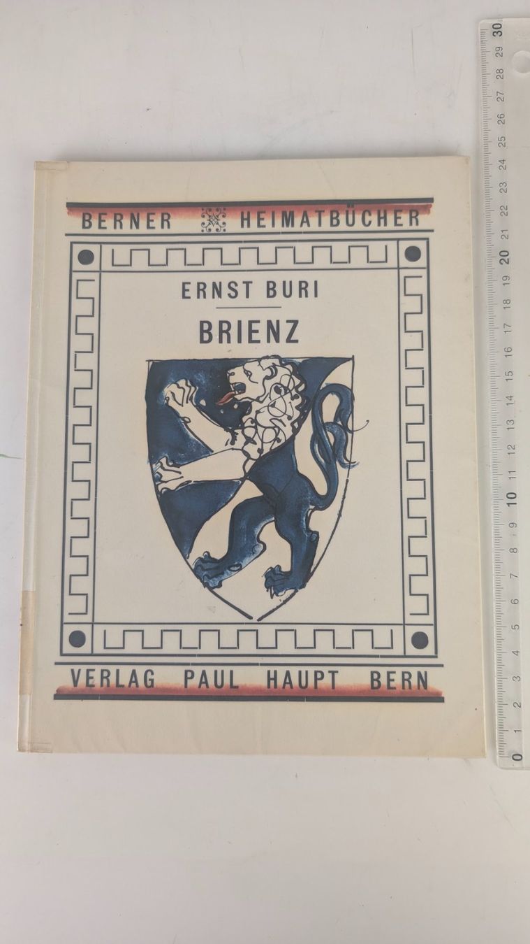 Libri: Berner Heimatbücher: Brienz 1959 – Usato da Zürich venduto da axolottchen