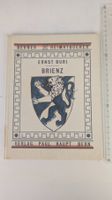 Berner Heimatbücher: Brienz 1959