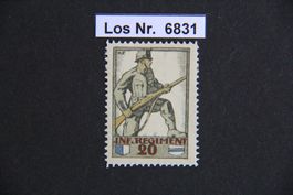 1. Weltkrieg-Marke 4. Division                      Los 6831