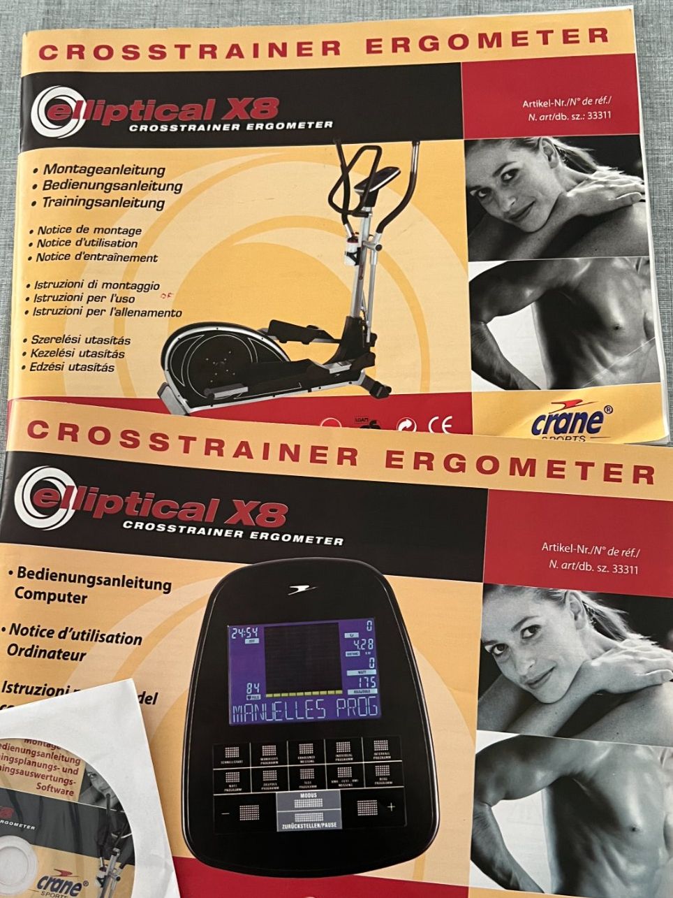 Hometrainer: Crosstrainer Ergometer (elliptical X8) – Gebraucht aus Oberentfelden von Bianka1 4