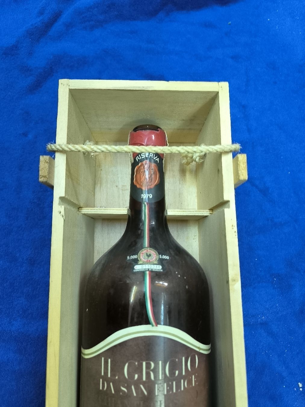 Tutte le decorazioni: Vintage Il Grigio Chianti Classico Riserva 1979 LEER Deko – Usato da Oberwil b. Zug venduto da Gto469 1