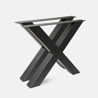 Tischgestell X Form Metall
