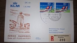 KLM Zürich - Guayaquil 01.04.1980