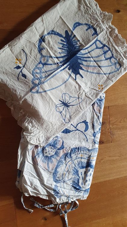 Stilvolle Ikea Bettwãsche Blumen Blau Ebenbild