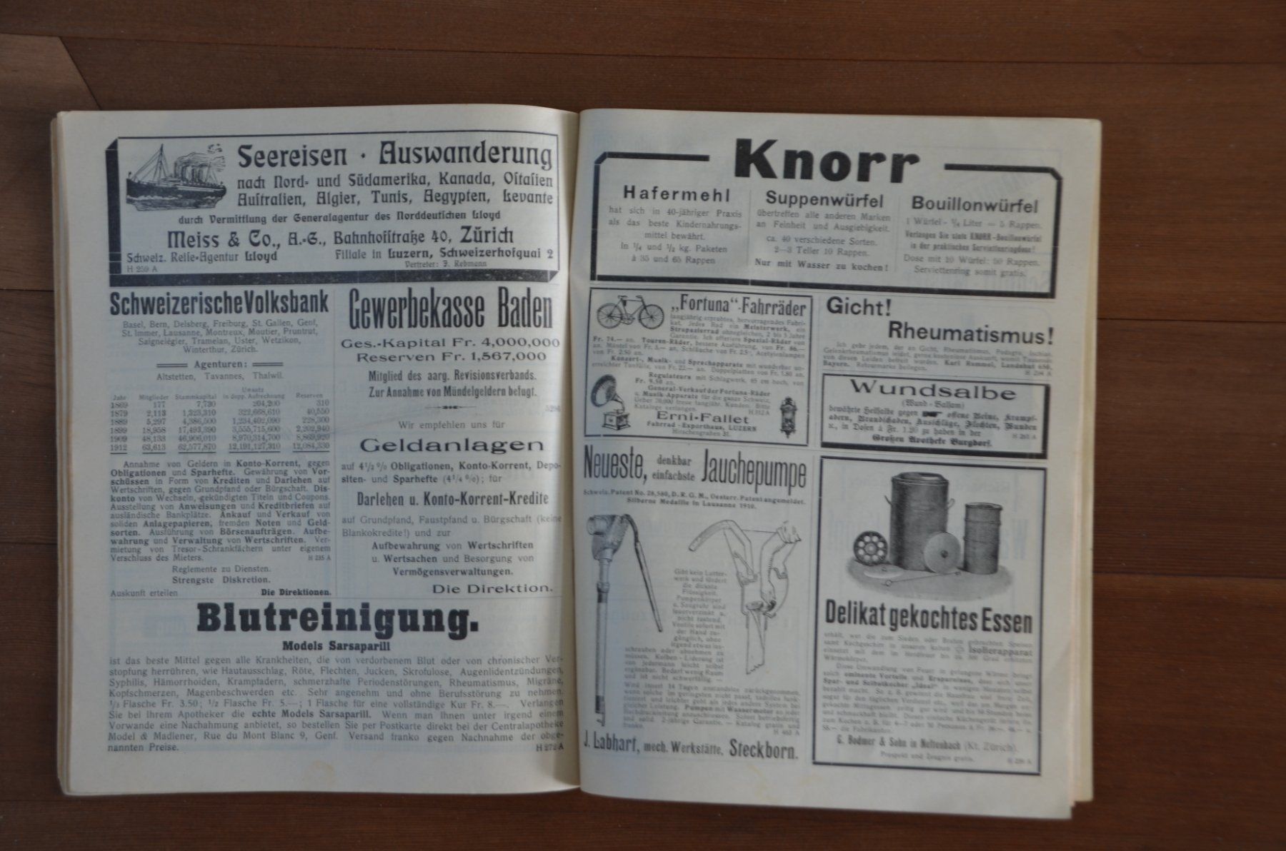 Libri: Baden Badener Kalender oder richtiger Bote 1914 108 Seiten – Usato da Olten venduto da clotaldi 8