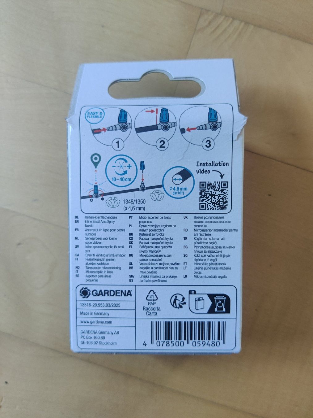 Gardena Tubi & Tubi flessibili: 1 Packung Kleinflächendüsen von Gardena – Nuovo (secondo la descrizione) da Urdorf venduto da Sasa_Miller 2