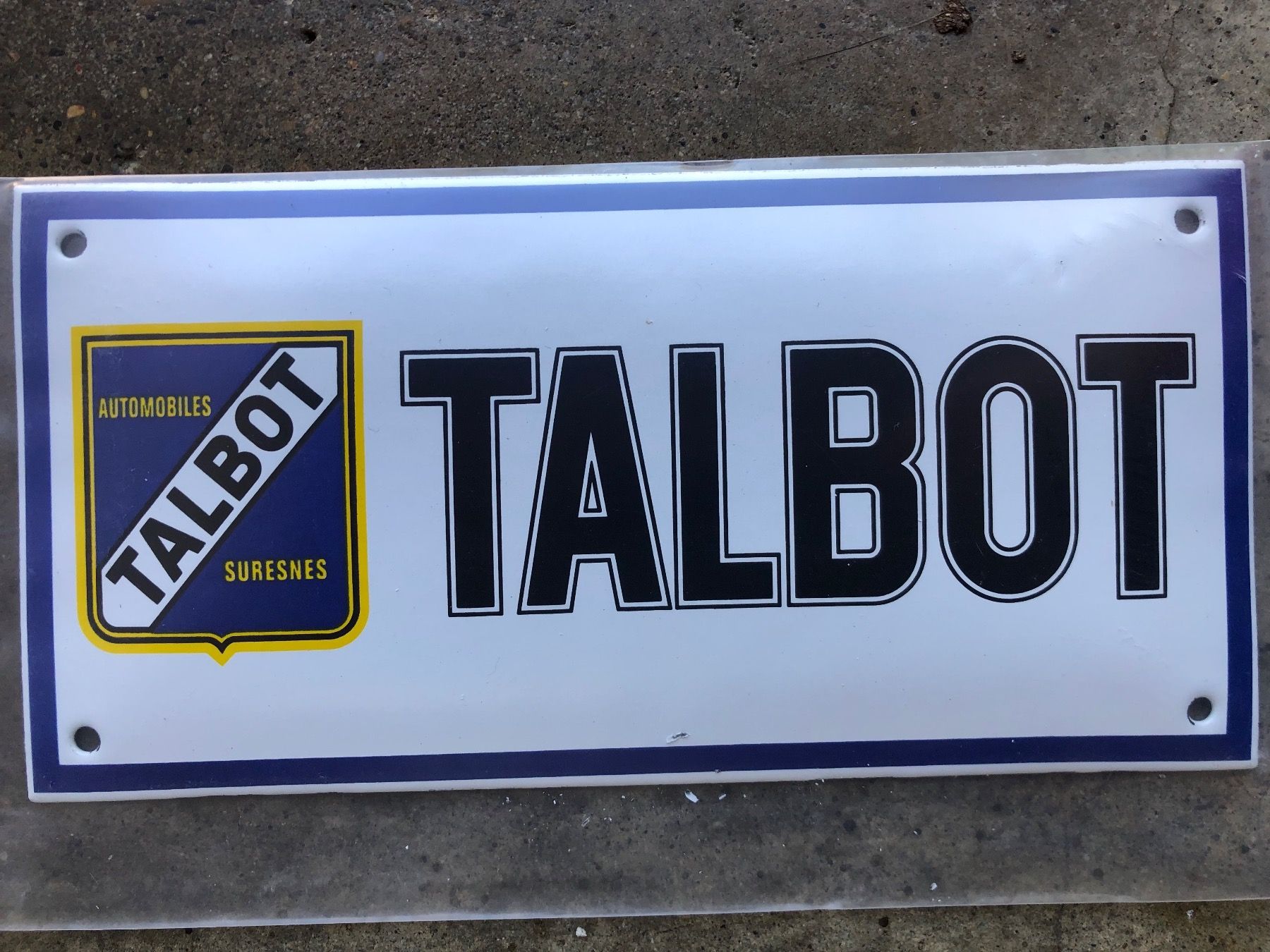 Insegne: Talbot Oldtimer classic – Nuovo (secondo la descrizione) da Reinach AG venduto da rares75