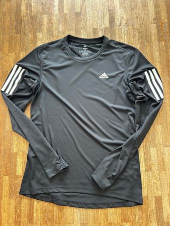 T-Shirt langarm Adidas Aeroready Damen Gr. XS schwarz