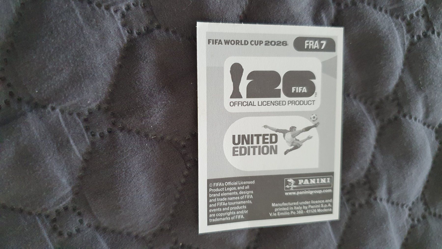 Panini Sammelbilder & Trading cards: Panini Sticker WM 2026 - FRA 7 – Neu (gemäss Beschreibung) aus Beromünster von boeggy 1