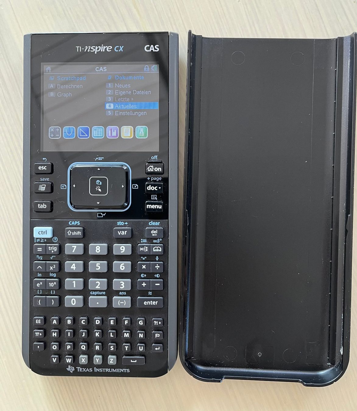 Texas Instruments Calcolatrici tascabili: Graphikrechner Texas Instuments nspire CX CAS – Usato da Murten venduto da Elvezio