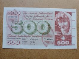 ++ 500.- Franken 28. März 1963