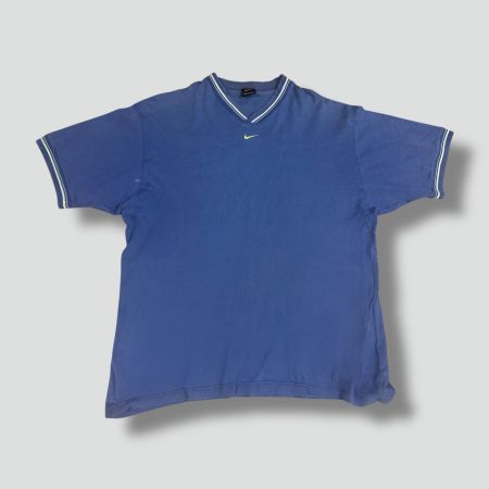 Nike vintage purple plain t-shirt retro 90s tee sommer