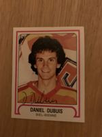 Daniel Dubios Autogramm auf Paninibild EHC Biel 1984