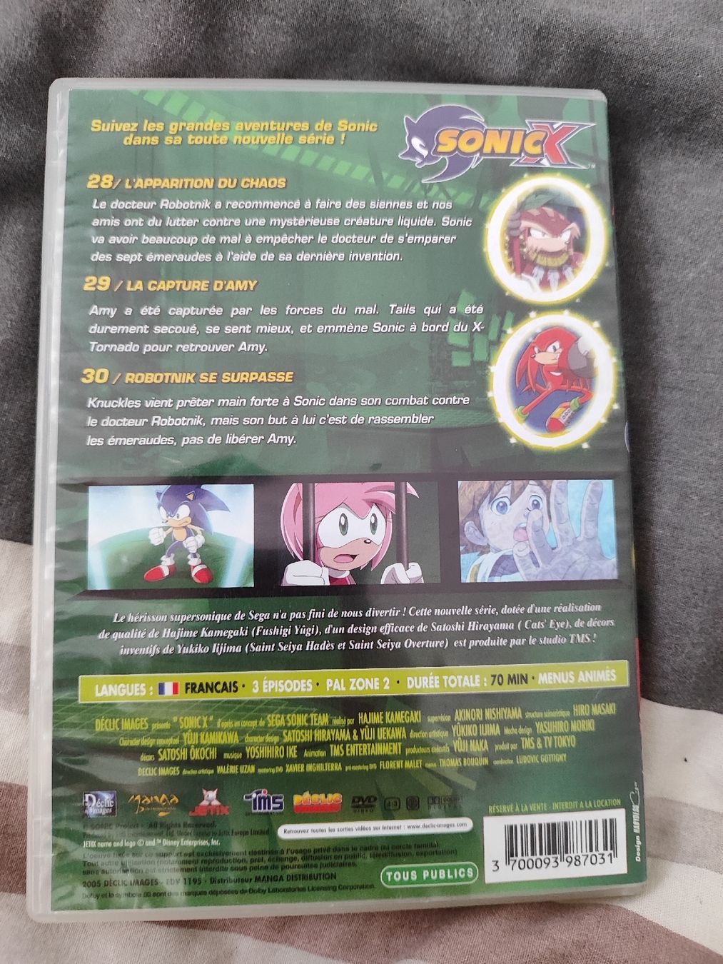 Tutti i DVDs: DVD Sonic X Volume 10 – Usato da Vétroz venduto da mrcl01 2