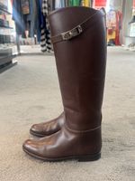 Hermès Brown Leather Boots 