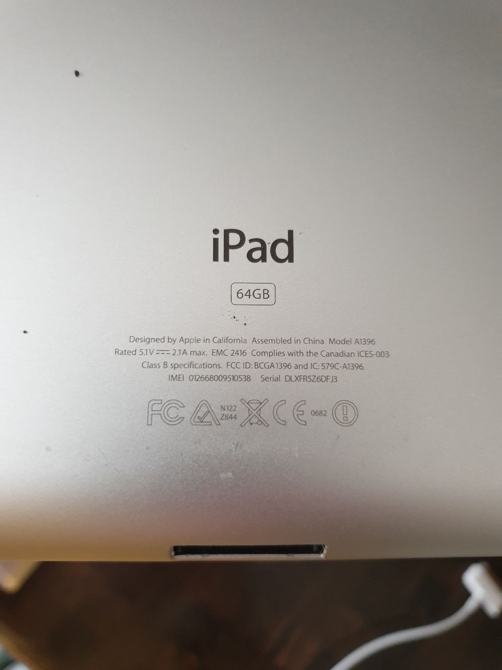 Apple Tablet PC: Apple iPad A1396 64 GB – Usato da Ittigen venduto da Ziok187 3