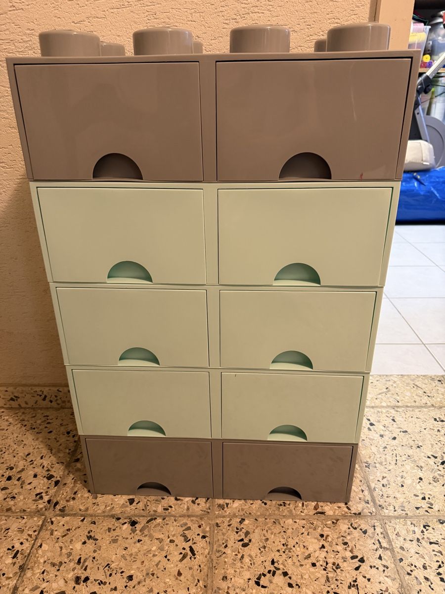 Contenitori & Simili: Lego Aufbewahrungsboxen mit Schublade – Usato da Forch venduto da mtor83