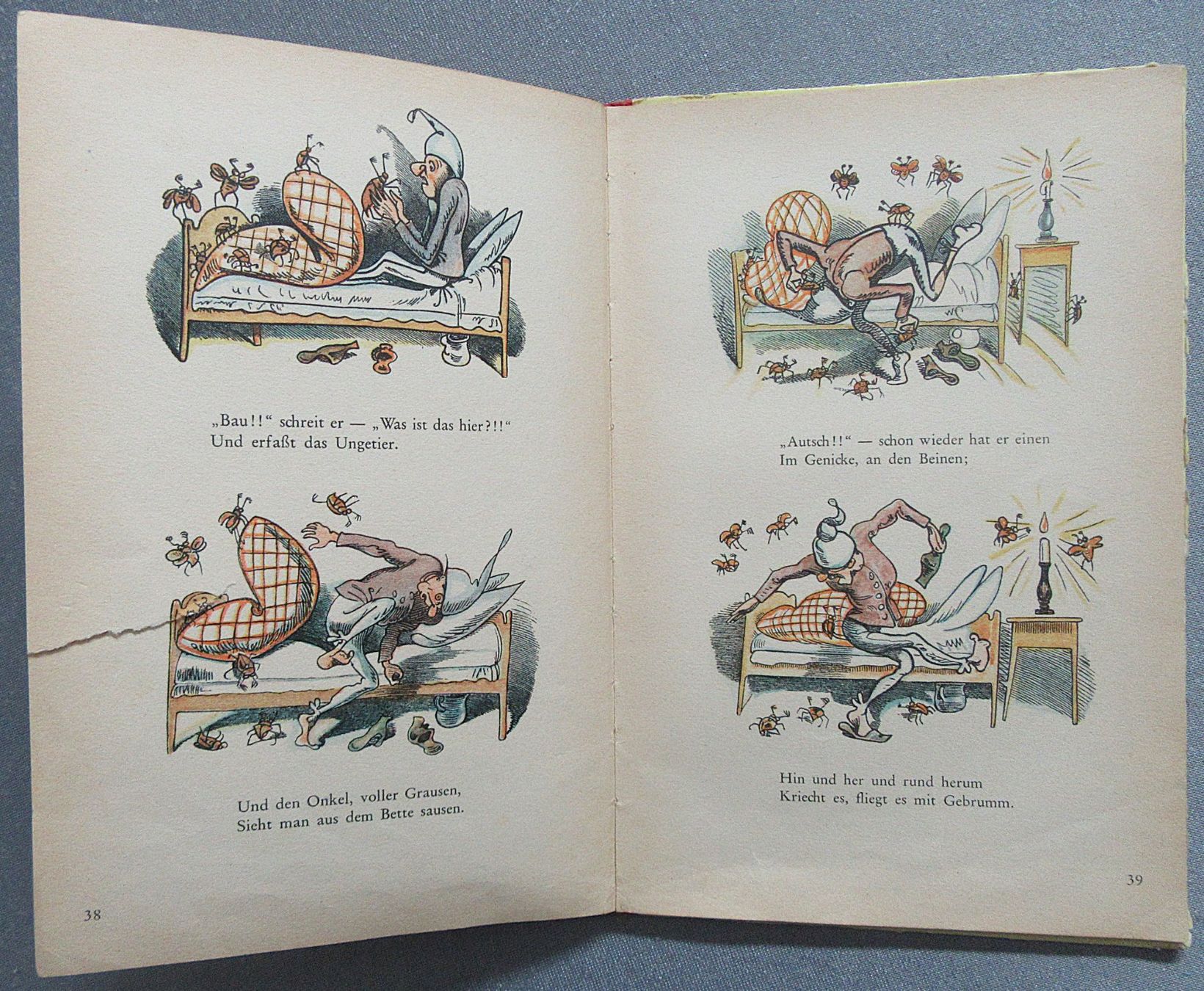 Libri: Max und Moritz - Eine Bubengeschichte in sieben Streichen – Difettoso da Auenstein venduto da Padabimbim 7
