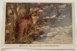 "Schlimme Zeit" - nach einem Gemälde von R. Schramm-Zittau