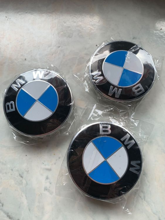 Biomar Labs 4 X 68mm Nabendeckel Kompatibel Mit BMW 36136783536 Felgendeckel Radnabenabdeckung