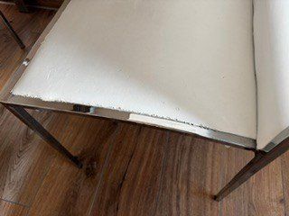 Micasa Set de table et chaises: Esstisch in Chrom mit Milchglasplatte, Gratisstühle – D'occasion à Hagendorn par RolandM 3
