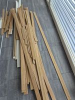 Holzleisten / Sockelleisten Diverse Längen 6cm